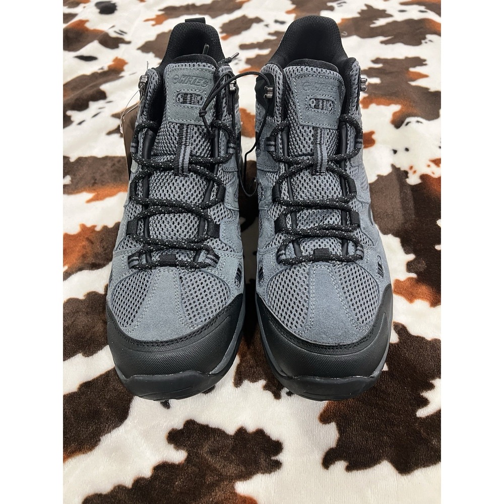 Hi-Tec Men's Ravus Mid Waterproof Hiking Boots Dark Gray Size 13 New